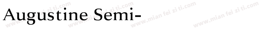 Augustine Semi字体转换